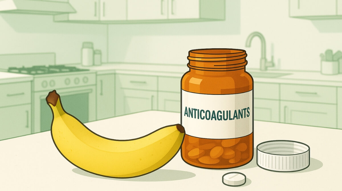 banane et anticoagulants