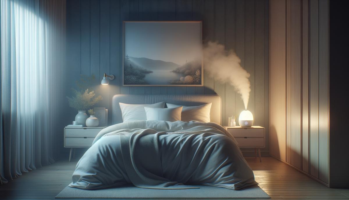 Oreiller taché de sang, signe de saignement de nez nocturne causé par l'air sec et la position allongée pendant le sommeil.