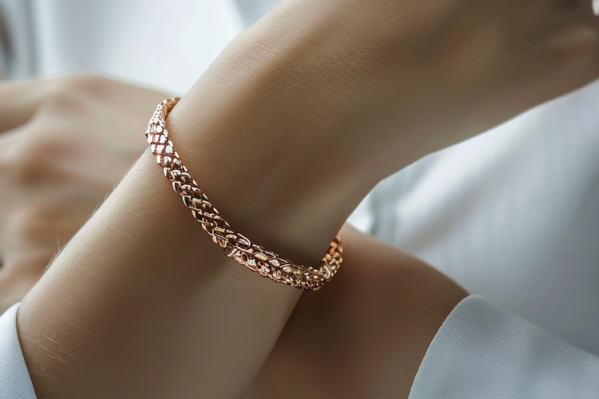 bracelet en cuivre magnétique